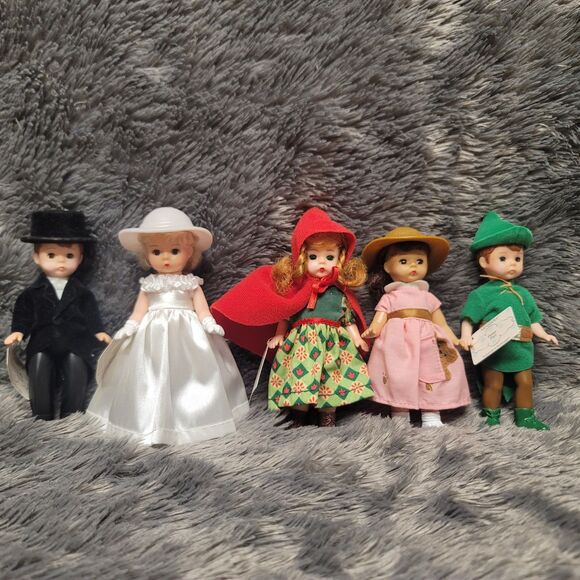 Madame Alexander 2002 McDonald's Happy Meal Dolls 5 Inches Lot Of 5 - Picture 1 of 9
